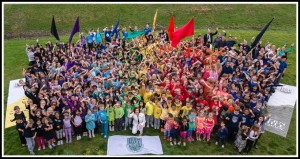 Students in their Houses during 30th Anniversary