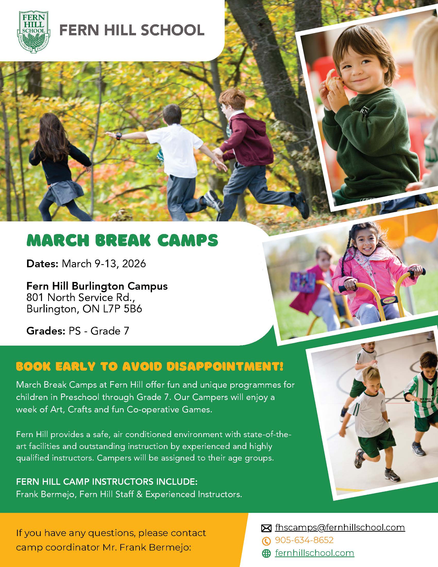 March Break Camps